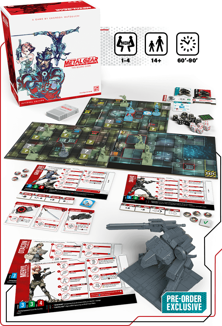 Metal Gear Solid: The Board Game – New & Sealed – Asmodee (MGS001)